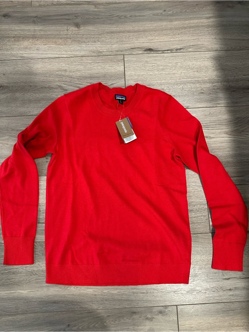 Patagonia women’s Andri crew rincon red Small lightweight sweater